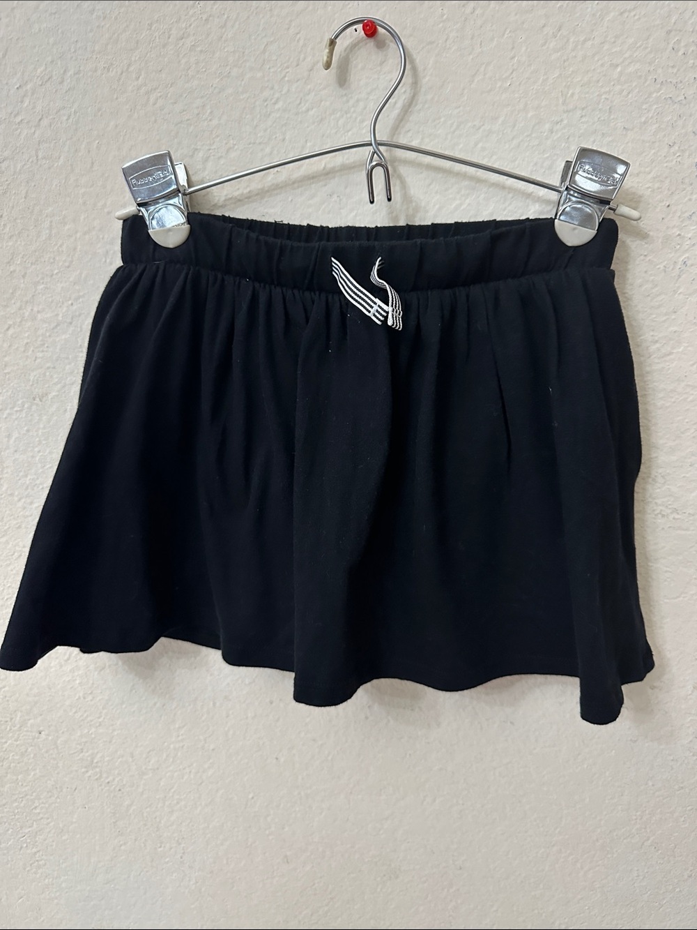 Cat & Jack Black Flared Drawstring Skirt
